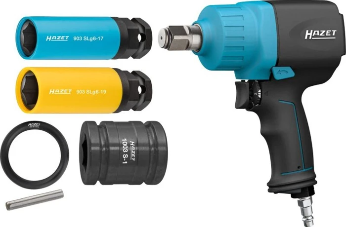 Hazet 9013M/6 Druckluft-Schlagschrauber inkl. Zubehör