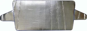 IWH Frontscheibenabdeckung XXL 205x95cm Thermomatten & Isolierung silber