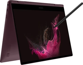Samsung Galaxy Book2 Pro 360 13, Burgundy, Core i5-1240P, 8GB RAM, 256GB SSD, DE