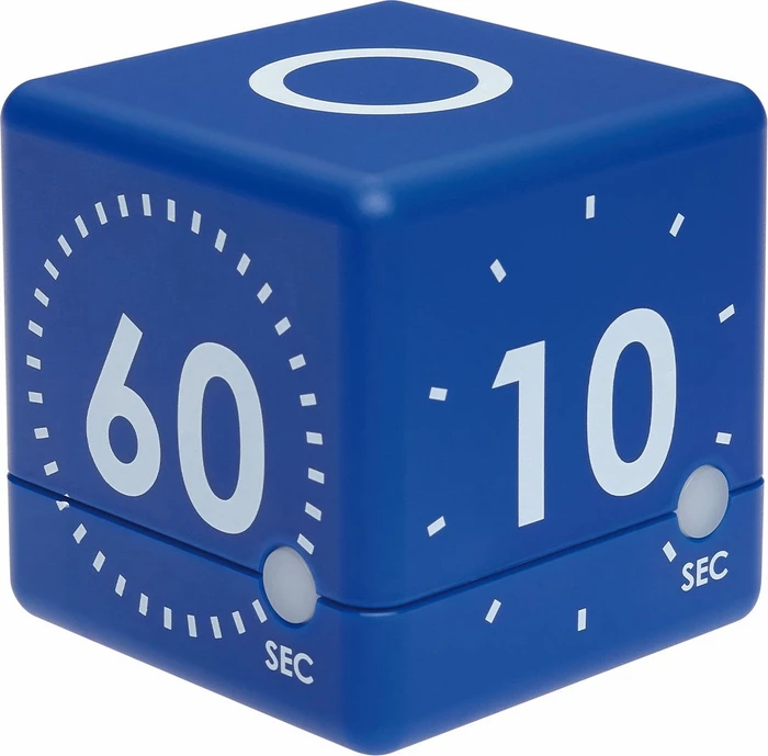 TFA Dostmann Kitchen Timer Cube blau