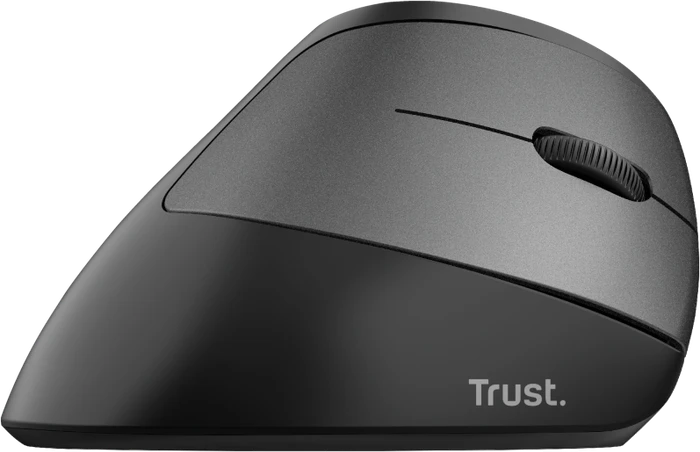 Trust Bayo Wireless Rechargeable Ergonomic Mouse schwarz/grau, ECO zertifiziert, USB