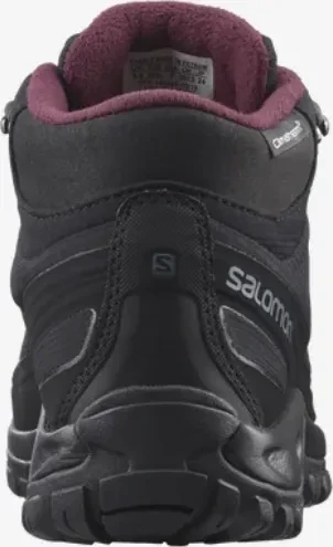 Salomon Shelter Waterproof black/ebony/wine tasting (Damen)