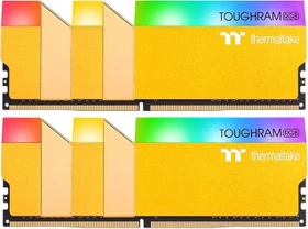 Thermaltake Toughram RGB Memory Metallic Gold UDIMM 16GB Kit, DDR4-3600, CL18-19-19-39