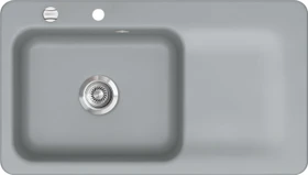 systemceram Juna 90 Einbau Becken links titan