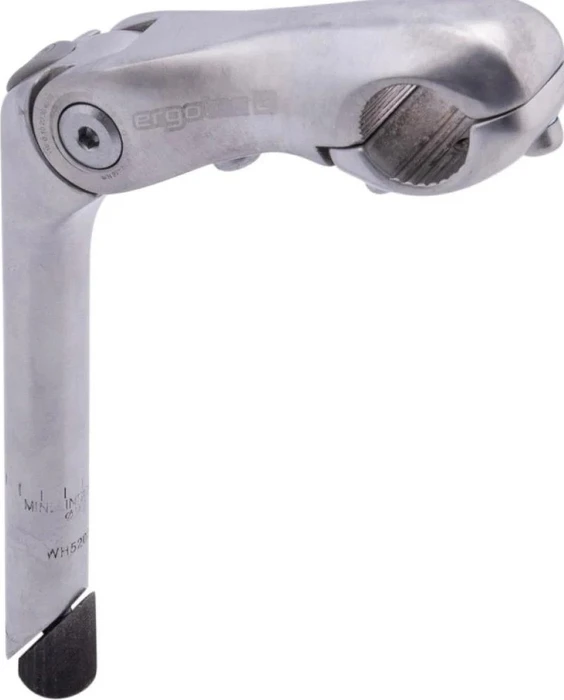 Ergotec Kobra Vario 25.4mm/1" -10° - +50° Vorbau 110mm silber