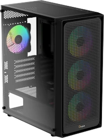 Ocypus Gamma C50 ARGB, schwarz, Glasfenster