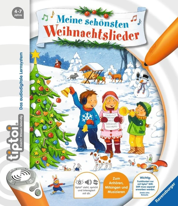 Ravensburger tiptoi Buch: Meine schönsten Weihnachtslieder