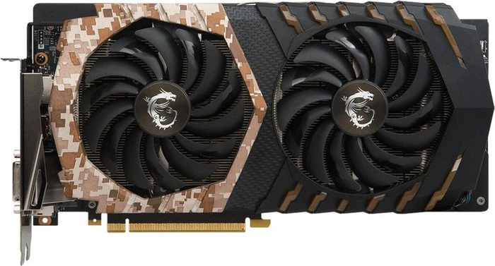 MSI GeForce GTX 1060 Camo Squad 6G, 6GB GDDR5, DVI, HDMI, 3x DP