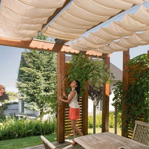 kuppelzelt leco – Formschönes Sonnendach 5 x 5 m für Outdoor-Veranstaltungen – wasserabweisend Größe:60 cm Schlafsacklänge Schlafsack v. Alvi mit Verkleidung2777