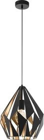 Eglo Carlton 1 Pendelleuchte schwarz/gold