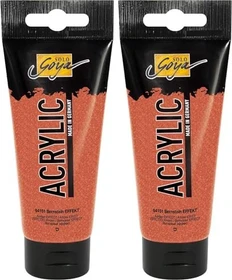 Kreul Solo Goya Acrylic Acrylfarbe, bernsteineffekt, 100ml