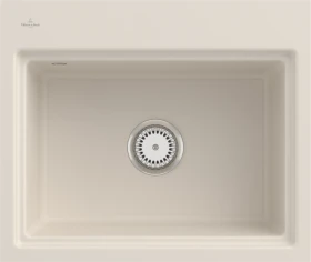 Villeroy & Boch Subway Style 60 S flat flächenbündig Becken mittig crema