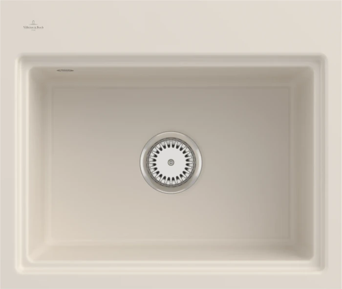 Villeroy & Boch Subway Style 60 S flat flächenbündig Becken mittig crema