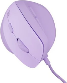 Natec Crake 2 Pro Vertical Wired Mouse Pure Lavender, USB