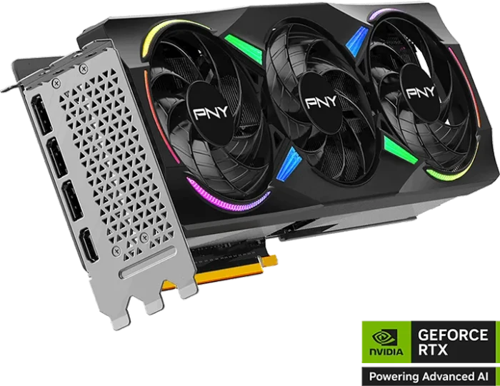 PNY GeForce RTX 5070 Ti ARGB Epic-X RGB Triple Fan, 16GB GDDR7, HDMI, 3x DP