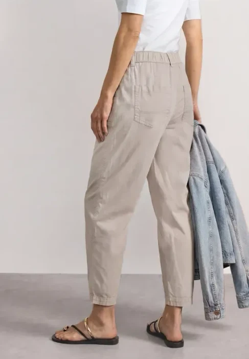 Street One Karlie High Waist Barrel Hose clay sand (Damen)