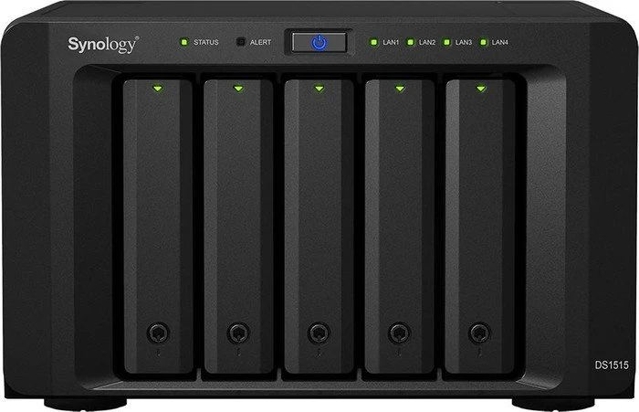 Synology DiskStation DS1515, 2GB RAM, 4x RJ-45 1000Base-T, 4x USB-A 3.0