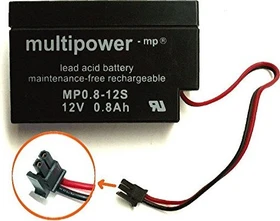 MultiPower Bleiakku MP0.8-12H 0.8Ah