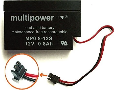MultiPower Bleiakku MP0.8-12H 0.8Ah