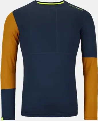 Ortovox 185 Rock'N'Wool Funktionsshirt langarm deep ocean (Herren)