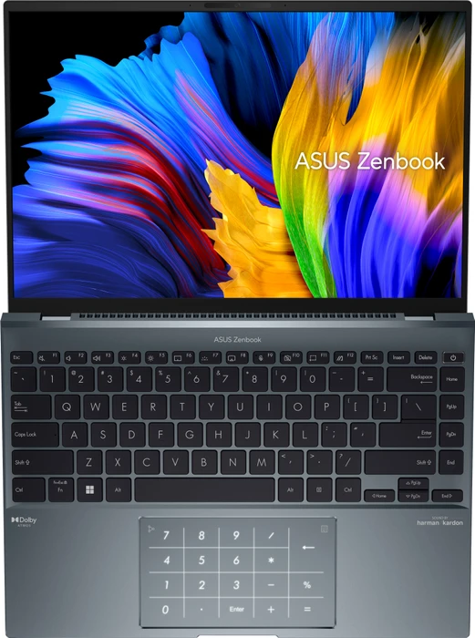 ASUS ZenBook 14X OLED UX5401ZA-L7077W, Pine Grey, Core i7-12700H, 16GB RAM, 512GB SSD, DE, EDU