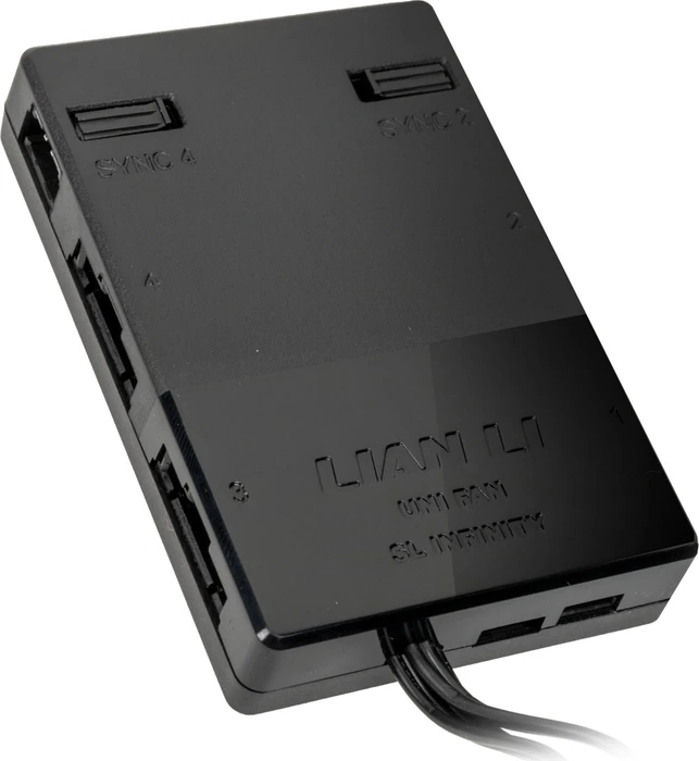 Lian Li Uni Hub Controller für SL-INF-Serie, Licht- und Lüftersteuerung, schwarz