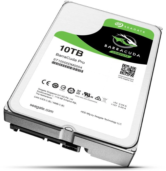 Seagate BarraCuda Pro +Rescue 10TB, 24/7, 512e / 3.5" / SATA 6Gb/s
