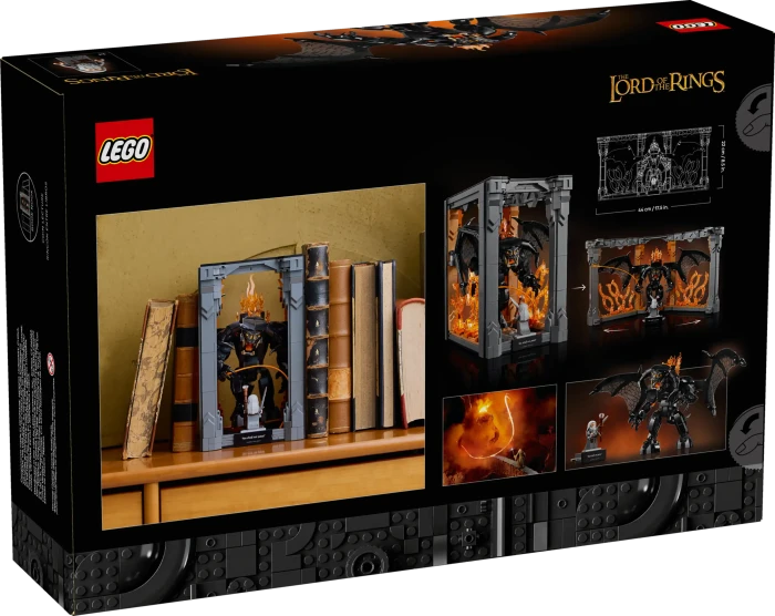 LEGO Icons - Der Herr der Ringe: Balrog Bücherstütze