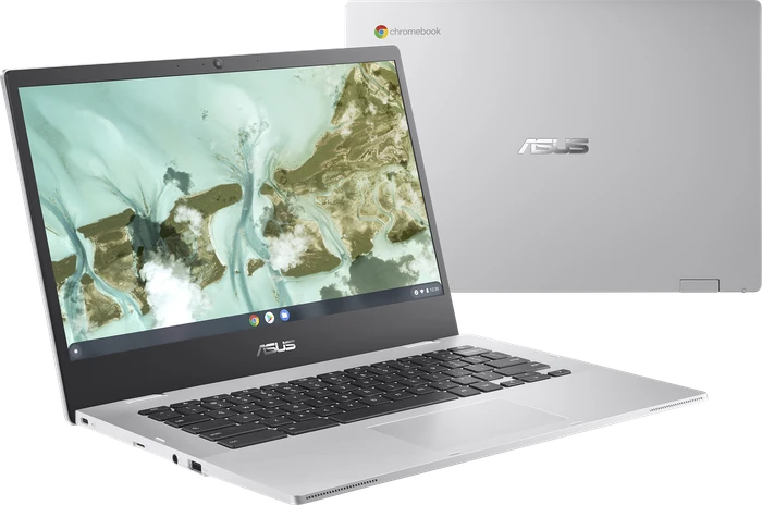 ASUS Chromebook CX1400CNA-BV0170, Transparent Silver, Celeron N3350, 8GB RAM, 64GB Flash, DE