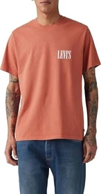 Levi's Relaxed Fit Graphic T-Shirt kurzarm serif logo/etruscan red (Herren)