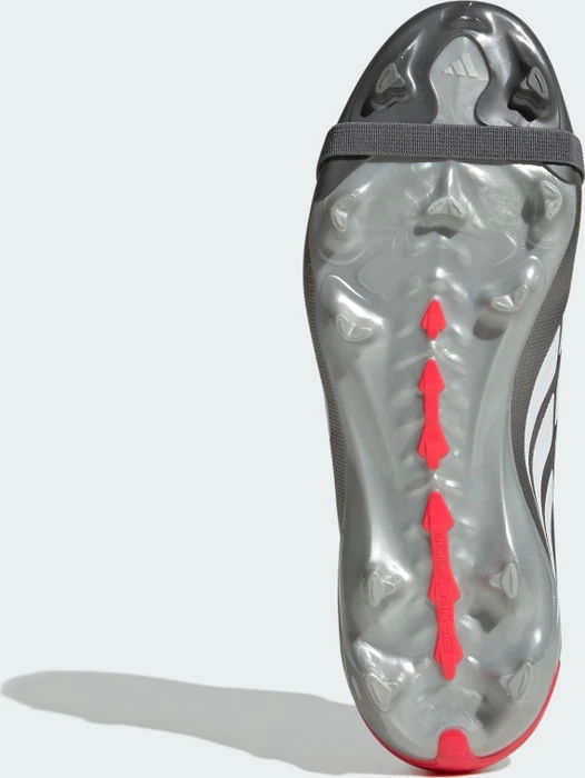 adidas Predator League Fold-Over Tongue FG iron metallic/zero metalic/lucid red (Junior)