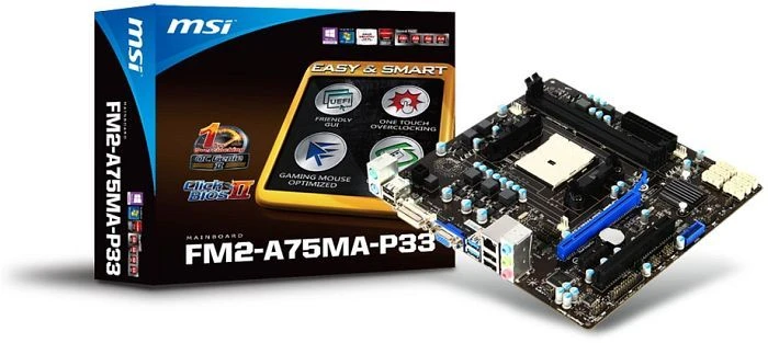 MSI FM2-A75MA-P33 (AMD FM2)