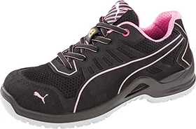 Puma Fuse TC Pink S1P Sicherheitsschuhe schwarz/rosa (Damen)
