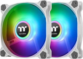 Thermaltake Pure Duo 14 ARGB Sync Radiator Fan weiß, LED-Steuerung, 140mm, 2er-Pack