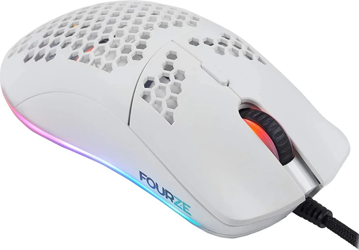 FourZE GM800 Gaming Mouse weiß, USB