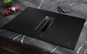 AEG Electrolux XUB6745AS Induktionskochfeld mit Kochfeldabzug autark SaphirMatt