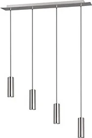 Trio Marley Pendelleuchte 4-flammig nickel matt