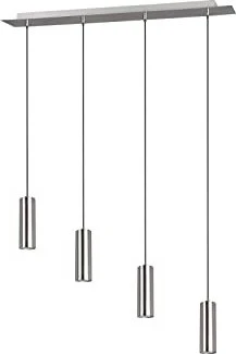 Trio Marley Pendelleuchte 4-flammig nickel matt