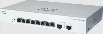 Cisco Business 220 Desktop Gigabit Smart Switch, 8x RJ-45, 2x SFP