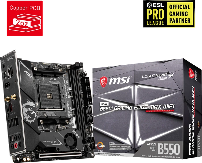 MSI MPG B550I Gaming Edge MAX WIFI (AMD AM4)
