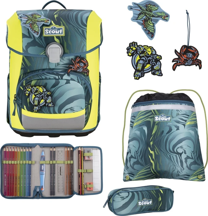 Scout Neo DIN Action Schultaschen-Set, 4-tlg.