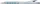 Pentel Graph Gear 1000 Druckbleistift HB 0.7mm graphit, silber/blau (PG1017)