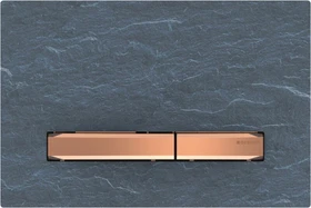 Geberit Sigma50 Betätigungsplatte Mustang Schiefer/rotgold