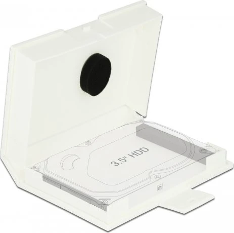 DeLOCK Protection Box for 3.5" HDD, 3.5", weiß