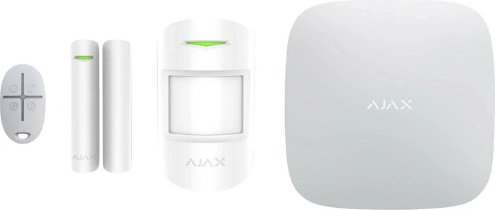 Ajax Hub 1 Plus Starter Kit Funk-Alarmanlage weiß, Set