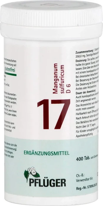 Pflüger Schüßler Salz Nr. 17 D6 Tabletten, 400 Stück