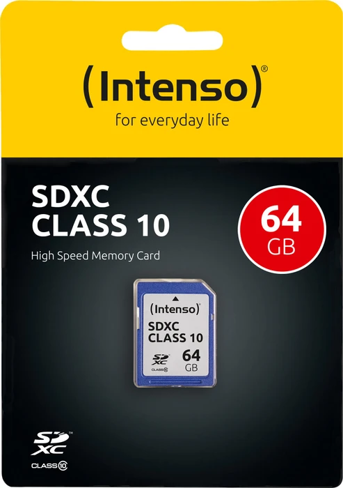 Intenso 64GB, Class 10