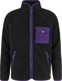 Fjällräven Vardag Pile Fleece Jacke black-dark violet (Herren)