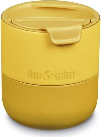 Klean Kanteen Rise Lowball Tumbler Flip Lid Isolierbecher 296ml old gold
