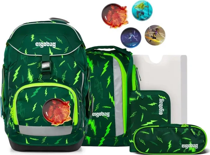Ergobag Pack Bärtastisch 2025 Schulrucksack-Set, 6-tlg.